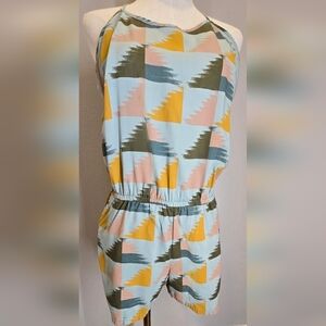 Colorful Geometric Print Romper By Prana